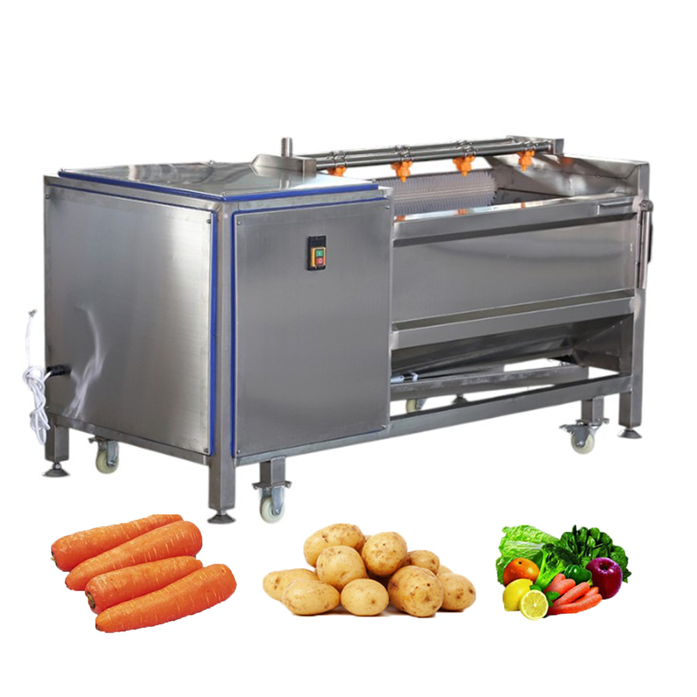 Brush Washing Machine for Fruit and Vegetables Export to Europe