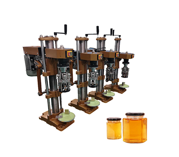 Single head glass bottle capping machine