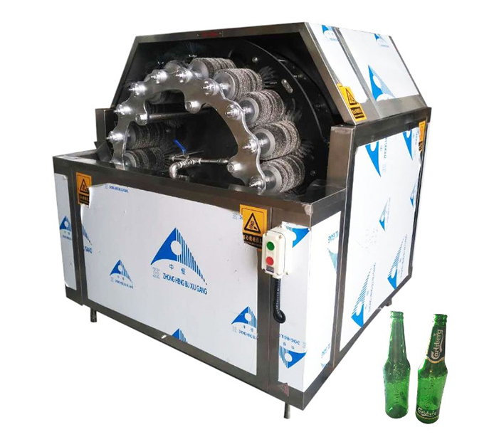 Automatic Glass Bottle Brushing machine