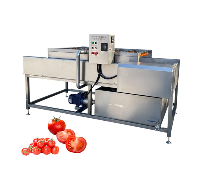 Parallel brush cleaning machine