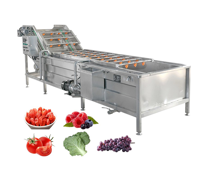 Air bubble fruit vegetable washing machine