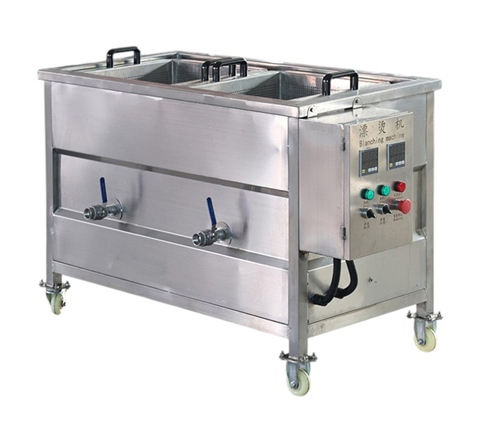 Sweet corn blanching machine