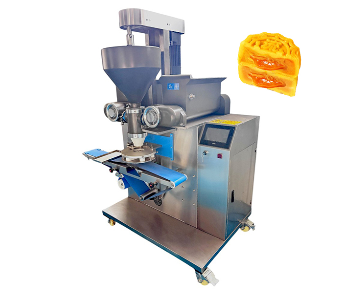 Three-bucket stuffing machine