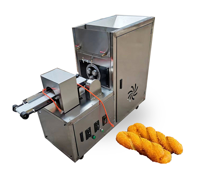 Fried dough twist forming machine