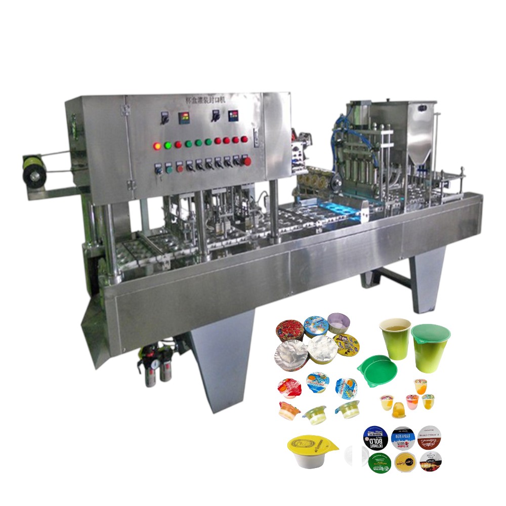 Automatic K Cup Filling Sealing Machine of 4 heads