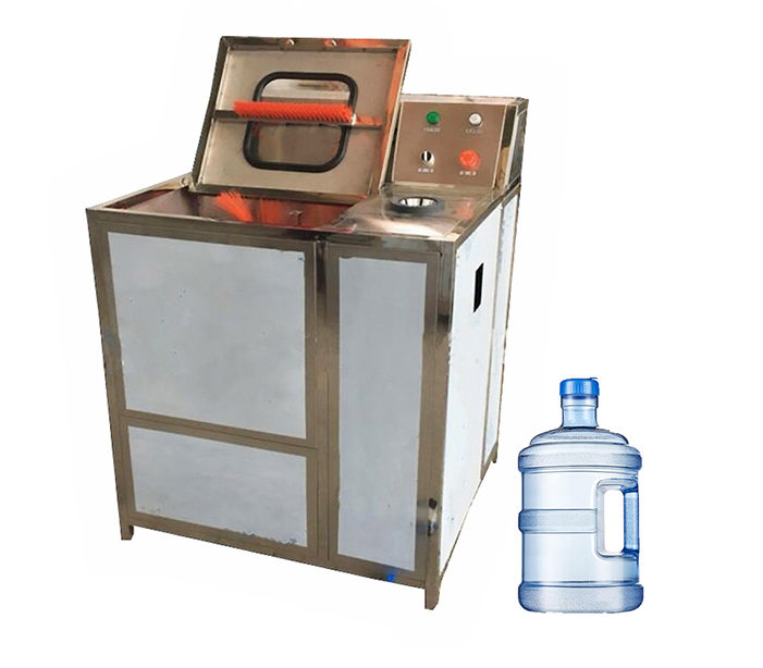 Pull cover brush barrel machine