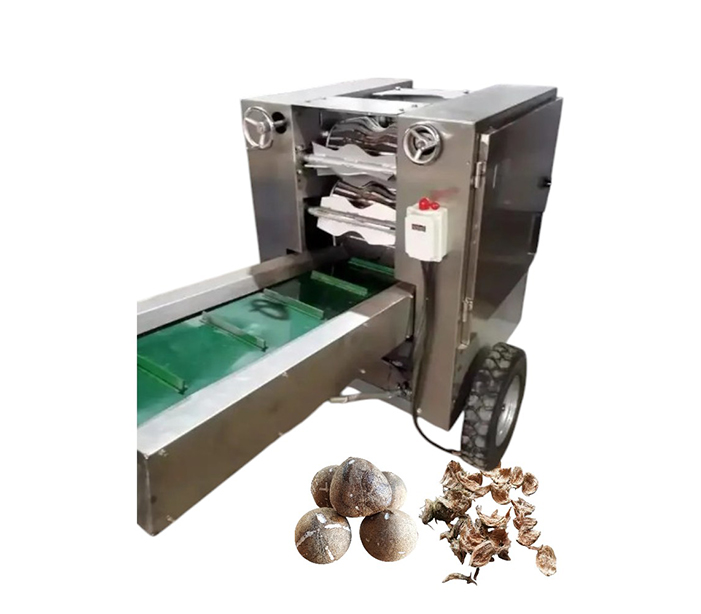 Old coconut husking machine