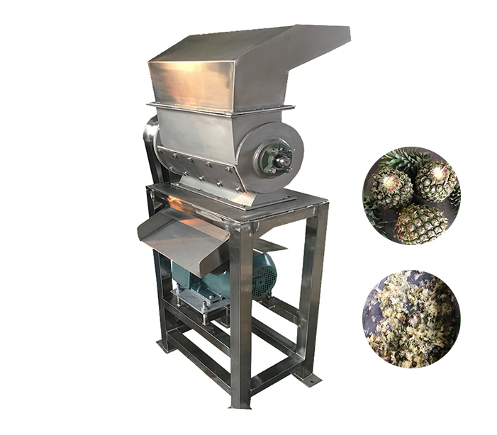 Fruit and vegetable crusher round knife